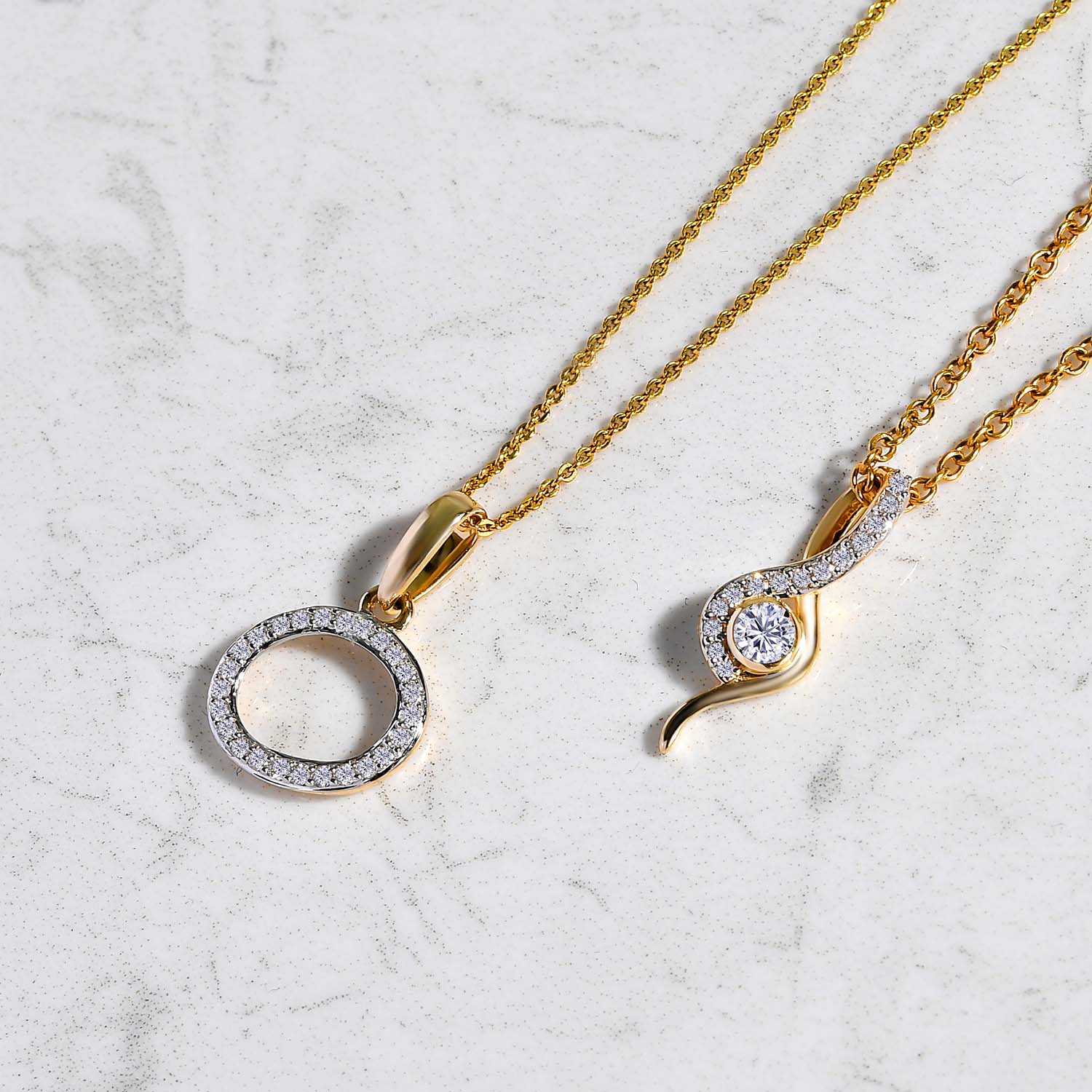 Versa Embrace Certified Diamond Pendant in 14K Yellow Gold Diamond Car RachelGalley