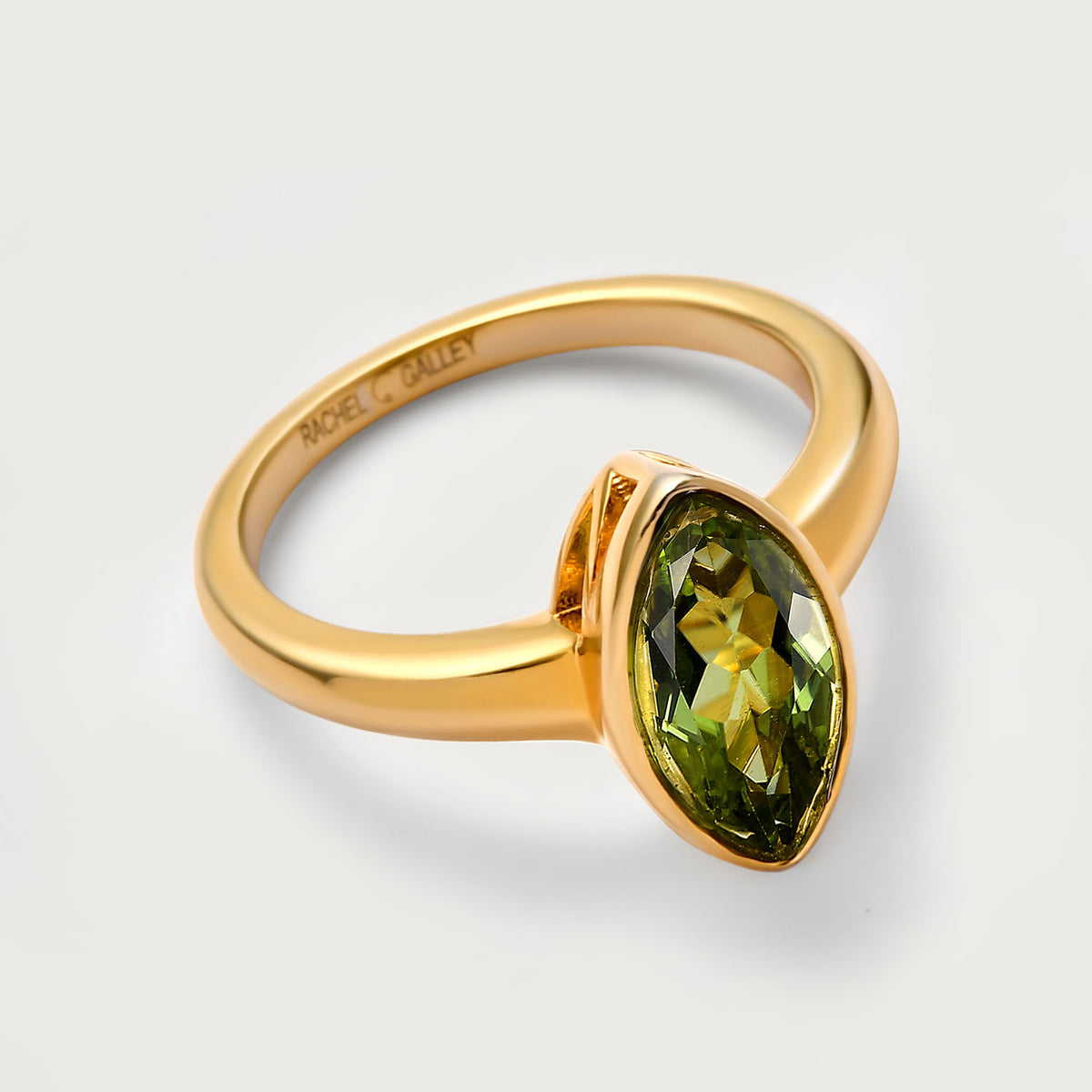 Surf Moon Ring Peridot