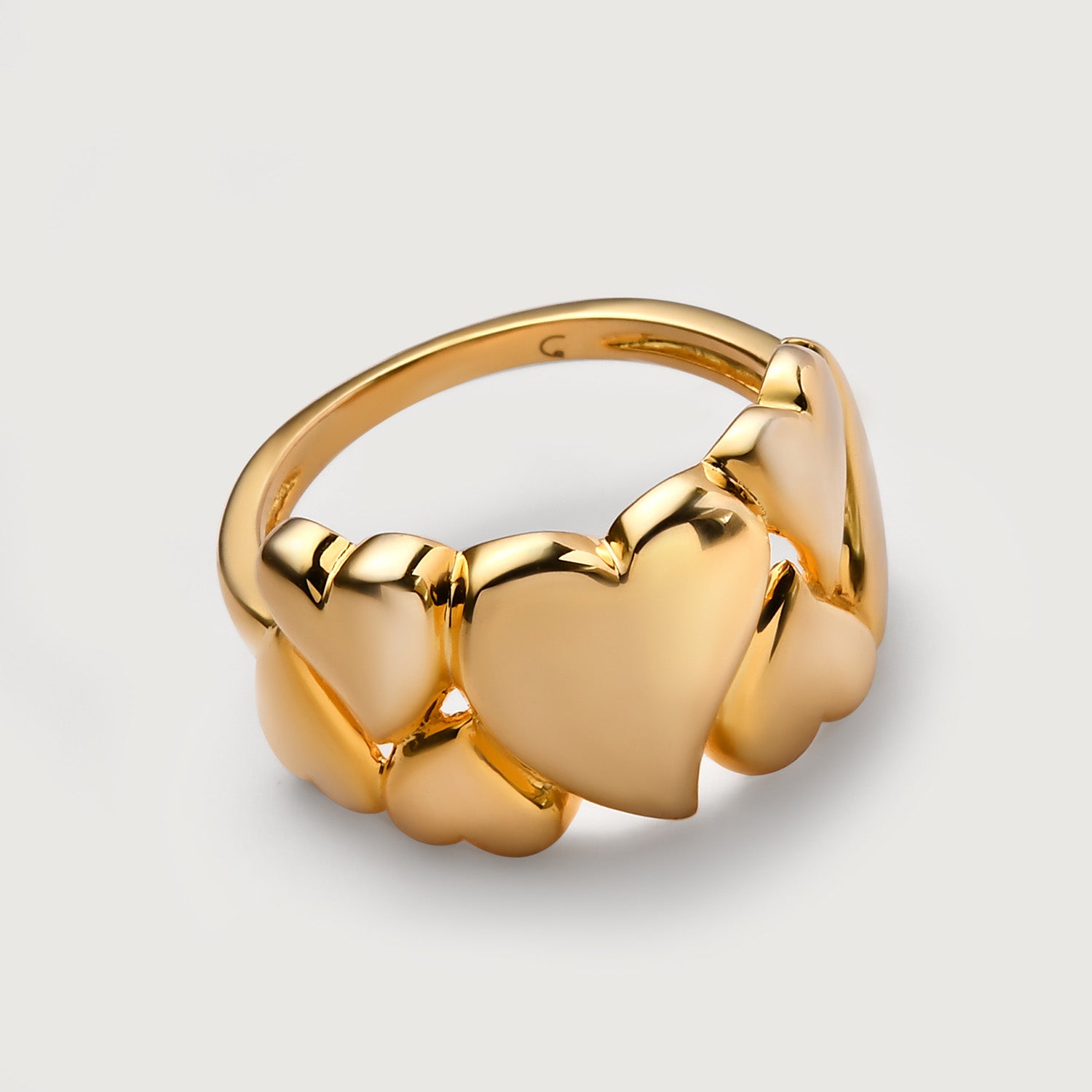 Amore Balloon Hearts Band Ring
