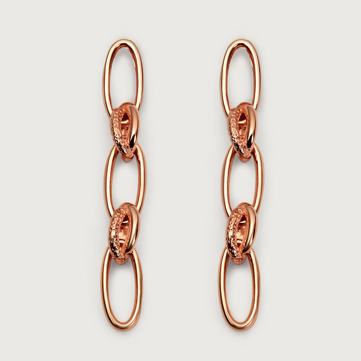 Ocean Double Link Drop Earrings